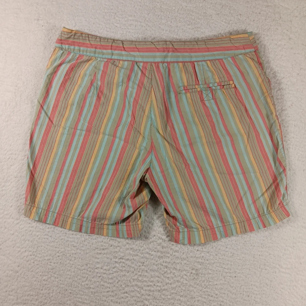 Mr. Turk Swim Trunks Mens 34 San Simeon Stripe Mesh Lined Designer Beach Resort